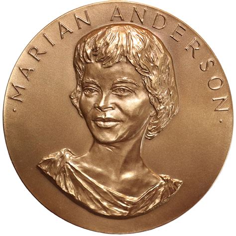 Marian Anderson Bronze Medal (obverse) | Museum of American Finance