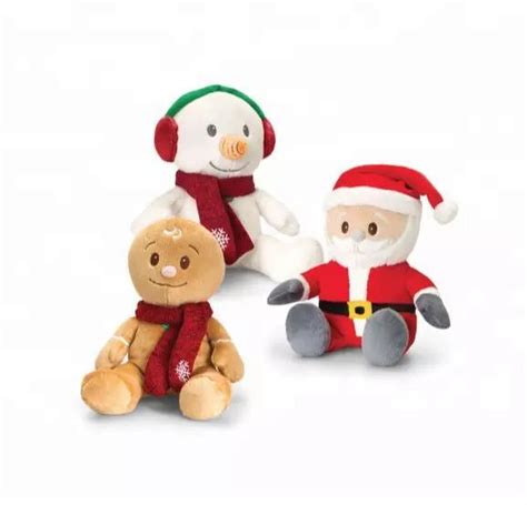 Promotional Gift Snowman Santa Reindeer Plush Toys Penguin Soft Toy ...