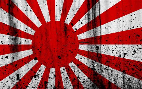 Rising Sun Flag, , Grunge, Stone Texture, Flag Of JMSDF, Japanese Flags, Imperial Navy Of Japan ...