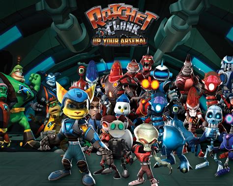 Download Video Game Ratchet & Clank: Up Your Arsenal Wallpaper