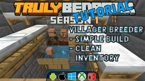 How To Make A Villager Breeder Bedrock