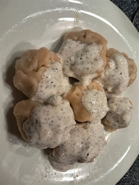 [Homemade] Manti with mint-yogurt-sauce : r/food