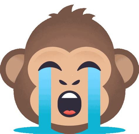 Crying Monkey Monkey Sticker - Crying Monkey Monkey Joypixels ...