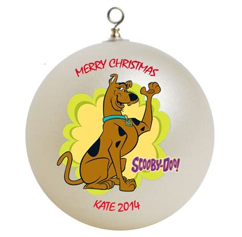 Personalized Scooby Doo Christmas Ornament by GiftsFromHyla