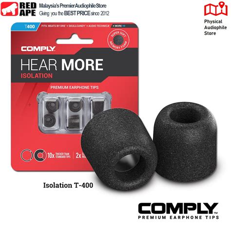 Comply Foam Tips T100 T200 T400 T500 Memory Foam Earphone Tips | Shopee Malaysia