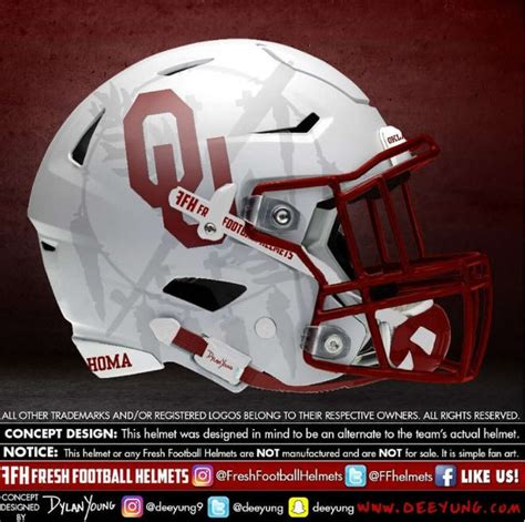 Custom NCAA concept football helmets show what your favorite college football team should be wearing