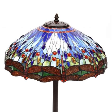 Contemporary Stained Glass Dragonfly Lamp (Lot 1042 - The Fall Estate AuctionOct 22, 2020, 10:00am)