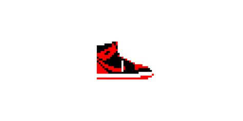 Jordan 1 chicago bulls pixel art