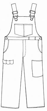 Farmer Overalls Page Coloring Pages Sketch sketch template