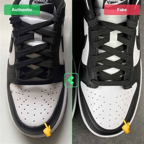 Step 4: Look at the toe box’s perforations | Black nike shoes, Panda shoes, Sneakers men fashion