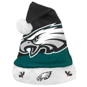 Philadelphia Eagles NFL Big Logo Holiday Plush Christmas Santa Hat | eBay