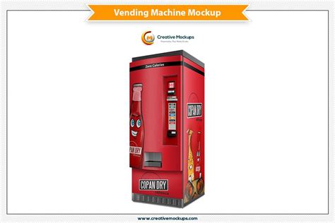 Vending Machine Psd Mockup | Creative Photoshop Templates ~ Creative Market