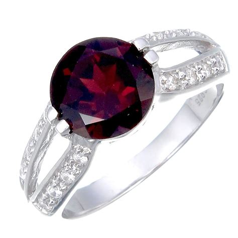 Sterling Silver Garnet Ring (2.25 CT) -- Find out more about the great ...