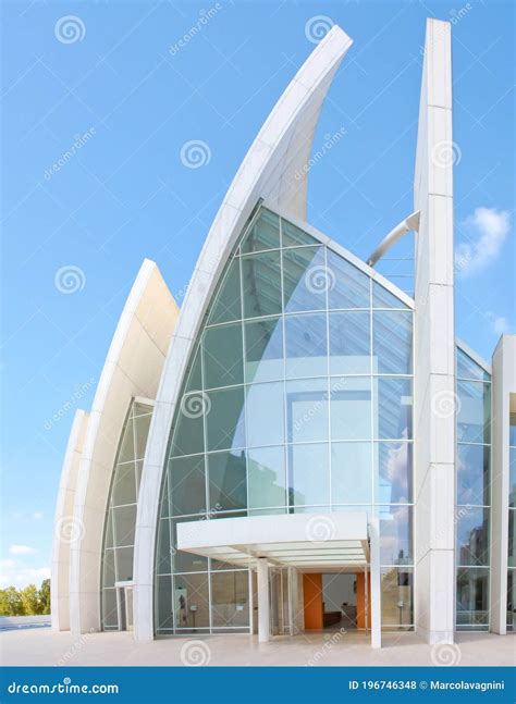 The Dives Misericordia Church In Rome, Richard Meier Editorial Image ...