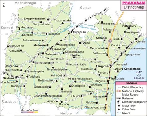 Map Of India: prakasam-map