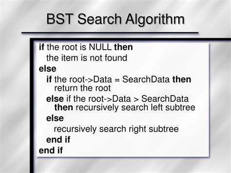 PPT - Binary Search Tree (BST) PowerPoint Presentation, free download - ID:994976