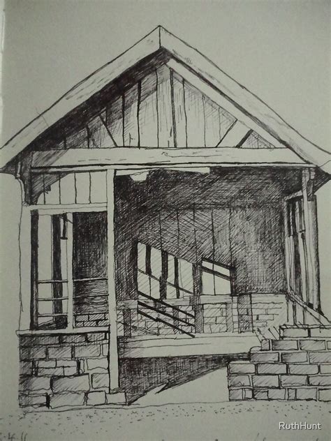 "Shelter. Pen drawing." by RuthHunt | Redbubble