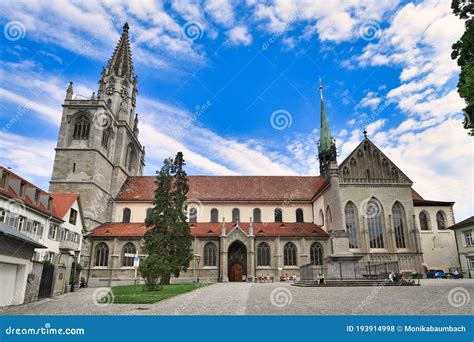 Konstanz, Germany - Full Side View of Constance Minster or Cathedral in ...