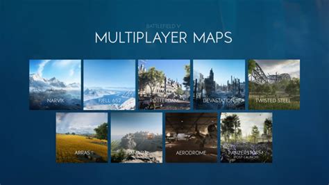 'Battlefield V' Release Map List Revealed - Panzerstorm, Hamada & More