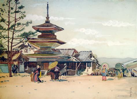 Japanese Village by Nathan Raynes | Japanese village, Village scene ...