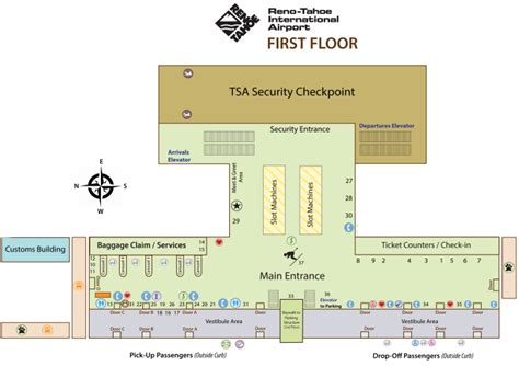 Reno/Tahoe Airport Arrivals RNO - ️ - Nevada, United States