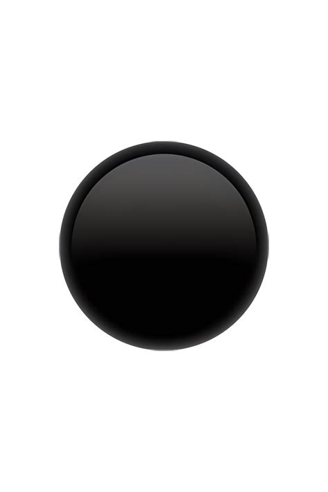 The emoji ⚫ depicts a perfect circle that is completely filled with the color black. It has no ...