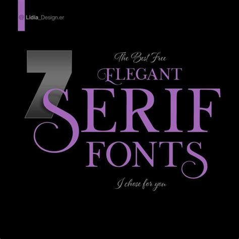 7 Best Free Serif Fonts For Your Next Design Project (WithLinks)