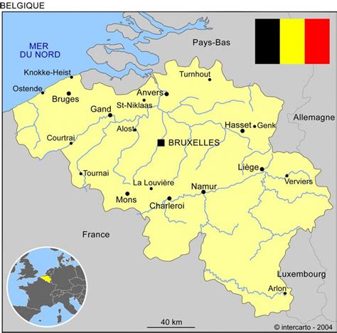 Brussels Belgium map - Brussels Belgium map europe (Western Europe - Europe)