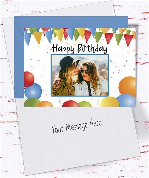 Custom Birthday Photo Card Personalized Birthday Card Custom | Etsy