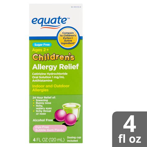 Cetirizine Hydrochloride Dosage For Babies | Kids Matttroy