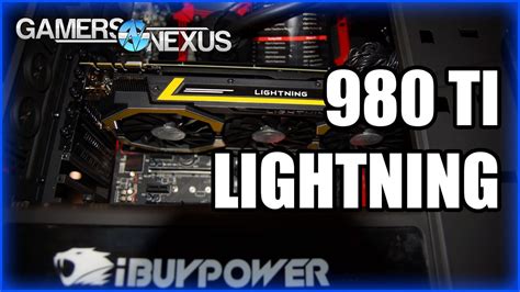 MSI GTX 980 Ti Lightning Overclocking Video Card Hands-On - YouTube