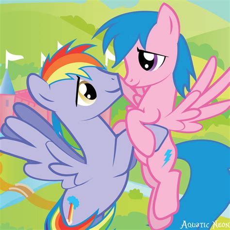 Rainbow Dash's Parents by AquaticNeon on DeviantArt