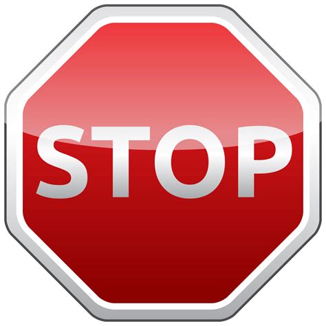 Stop Sign PNG Clipart