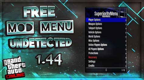 GTA V Online 1.44 SuperiorityMenu 1.3 | GTA 5 Mod Menu PC + Free Download | Undetected | - YouTube