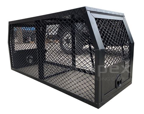 Aluminium Black Dog Cage 15004CPBL