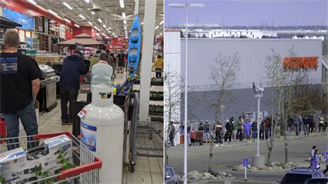 Lines Outside Canadian Tire & Home Depot Are Huge Just 1 Week After Reopening (PHOTOS) - Narcity