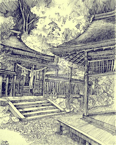 Japanese Shrine by Amika-theonenonly on DeviantArt