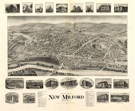 Historic Map - New Milford, CT - 1906 | World Maps Online