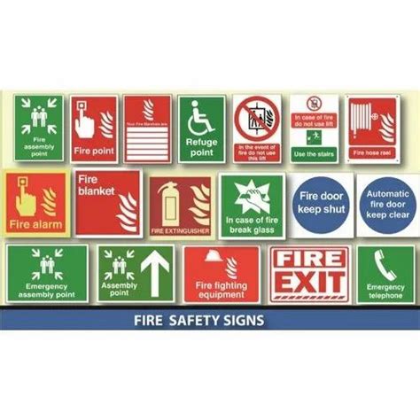 Fire Safety Sign Boards at Rs 385/piece in Thrissur | ID: 20515379630