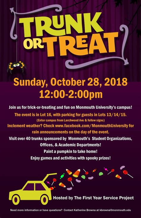 Trunk-or-Treat | Events | Monmouth University