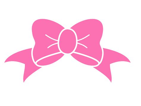 Pink Bow Vector - ClipArt Best