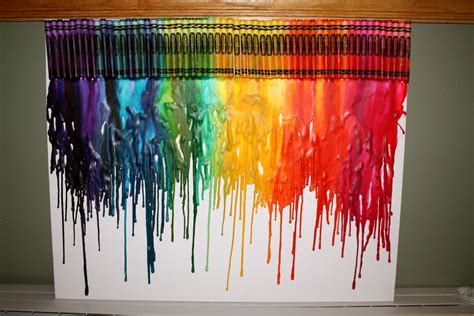 Rainbow Crayon Melt! I LOVE this! | Rainbow crayon, Rainbow crayon melt, Baby playroom