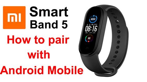 MI Smart Band 5 | Complete setup for Android | Pairing - YouTube