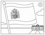 Traditional Spain Flag Coloring Pages Kids Activities Blog sketch template