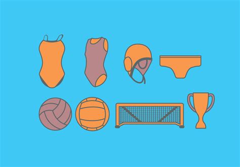 Water Polo Equipment Vector 124109 Vector Art at Vecteezy