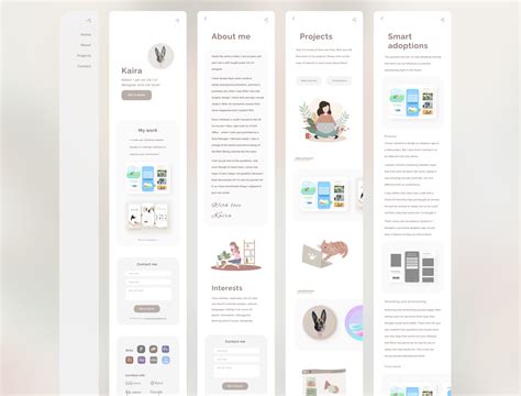 Responsive Portfolio by Irea on Dribbble