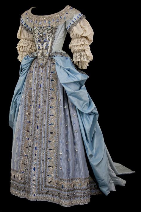 HISTORIC BLUE & TURQUOISE DRESS | Historical dresses, 17th century ...