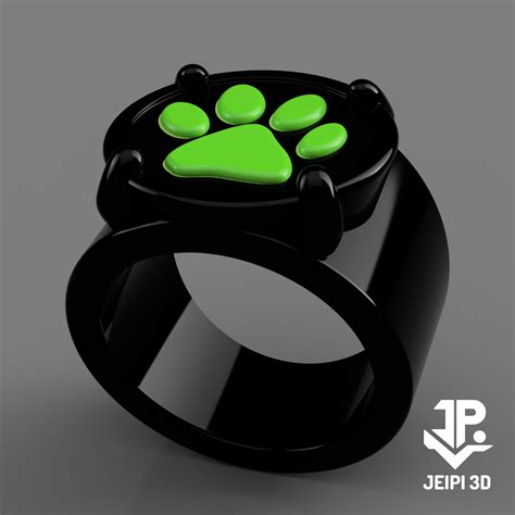 STL file MIRACULOUS_ CHAT RING NOIR_CAT NOIR RING・3D printing design to ...