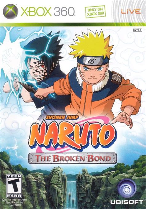 Naruto: The Broken Bond (2008) Xbox 360 box cover art - MobyGames