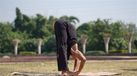 Pada Hastasana – Forward Fold Pose | Steps, Benefits, Cautions - Patanjalee Institute of Yoga ...